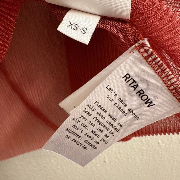 Rita Row Sheer Plants Blouse - Picture 5 of 6